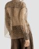 Brunello Cucinelli Women's Dapple Silk Organza Shirt with Neck Tie - 3