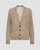 Brunello Cucinelli Women's Dazzling Abstract Leaf Cardigan in Mohair and Wool - 1
