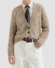 Brunello Cucinelli Women's Dazzling Abstract Leaf Cardigan in Mohair and Wool - 2