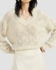 Brunello Cucinelli Women's Dazzling Abstract Leaf Sweater - 4