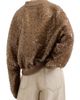 Brunello Cucinelli Women's Dazzling Cascade Embroidery Bomber Jacket in Crispy Silk - 3