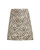 Brunello Cucinelli Women's Dazzling Chevron Embroidery Mini Skirt - 1