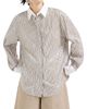 Brunello Cucinelli Women's Dazzling Stripes Shirt in Cotton Poplin - 2