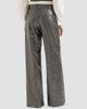 Brunello Cucinelli Women's Dazzling Texture Embroidery Loose Flared Trousers - 4