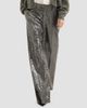 Brunello Cucinelli Women's Dazzling Texture Embroidery Loose Flared Trousers - 5