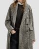 Brunello Cucinelli Women's Dazzling Virgin Wool and Alpaca Chevron Coat - 3