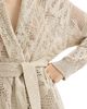 Brunello Cucinelli Women's Dazzling Water Lillies Belted Cardigan in Linen and Cotton - 4