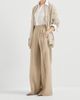 Brunello Cucinelli Women's Dazzling Water Lillies Belted Cardigan in Linen and Cotton - 6