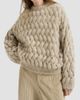 Brunello Cucinelli Women's Dazzling Zigzag Cables Sweater in Mohair and Wool - 2
