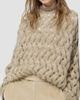 Brunello Cucinelli Women's Dazzling Zigzag Cables Sweater in Mohair and Wool - 4