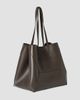 Brunello Cucinelli Women's Duo Tote Bag in Calfskin Leather with Monili - 4