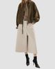 Brunello Cucinelli Women's Dyed Denim Wide Cropped Trousers with Monili - 5