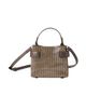 Brunello Cucinelli Women's Essence Small Top Handle Bag in Sparkling Leather Net with Monili - 6