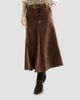 Brunello Cucinelli Women's Fluid Corduroy Flute Skirt with Monili - 3