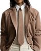 Brunello Cucinelli Women's Fluid Corduroy Tie - 2