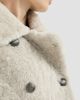 Brunello Cucinelli Women's Fuzzy Shearling Pea Coat - 5