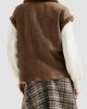 Brunello Cucinelli Women's Fuzzy Shearling Reversible Vest with Monili - 3