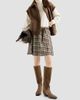 Brunello Cucinelli Women's Fuzzy Shearling Reversible Vest with Monili - 6