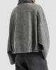 Brunello Cucinelli Women's Hand-Crafted Bomber Jacket in Virgin Wool Double Cloth with Shiny Zipper Pull - 4