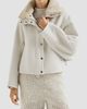 Brunello Cucinelli Women's Hand-Crafted Outerwear Jacket with Detachable Shearling Insert - 2