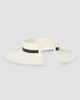 Brunello Cucinelli Women's Hemp Visor with Precious Band - 2
