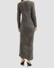 Brunello Cucinelli Women's Lace Flowers Knit Dress in Sparkling Mohair - 3