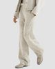 Brunello Cucinelli Women's Lace Flowers Knit Track Trousers - 4