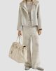 Brunello Cucinelli Women's Lace Flowers Knit Track Trousers - 6
