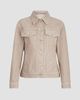 Brunello Cucinelli Women's Lamé Denim Four-pocket Outerwear Jacket with Monili - 1