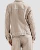 Brunello Cucinelli Women's Lamé Denim Four-pocket Outerwear Jacket with Monili - 3
