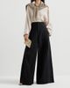 Brunello Cucinelli Women's Linen Shirt with Dazzling Cascade Cuffs - 6