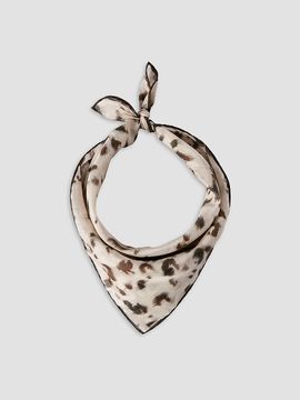 Brunello Cucinelli Women's Lynx Print Silk Foulard