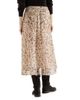 Brunello Cucinelli Women's Lynx Print Silk Organza Pleated Skirt - 4