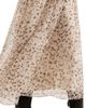 Brunello Cucinelli Women's Lynx Print Silk Organza Pleated Skirt - 5