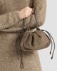Brunello Cucinelli Women's Mellow Bucket Bag in Suede with Precious Chain - 2