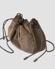 Brunello Cucinelli Women's Mellow Bucket Bag in Suede with Precious Chain - 5
