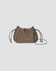 Brunello Cucinelli Women's Mellow Bucket Bag in Suede with Precious Chain - 6