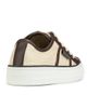Brunello Cucinelli Women's Micro Leather-Trim Raffia Low-Top Sneakers - 3