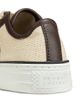 Brunello Cucinelli Women's Micro Leather-Trim Raffia Low-Top Sneakers - 7
