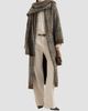 Brunello Cucinelli Women's Mohair and Wool Prince of Wales Double Knit Coat with Scarf - 6