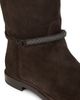 Brunello Cucinelli Women's Monili-Beaded Suede Riding Boots - 6