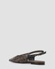 Brunello Cucinelli Women's Monili-Embroidered Check Flats - 2