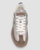Brunello Cucinelli Women's Monili Pull-Tab Crinkle-Effect Leather Low-Top Sneakers - 3