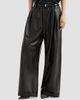 Brunello Cucinelli Women's Nappa Leather Baggy Trousers - 2