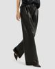 Brunello Cucinelli Women's Nappa Leather Baggy Trousers - 4