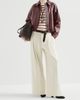 Brunello Cucinelli Women's Nappa Leather Outerwear Jacket with Drawstring and Monili - 6