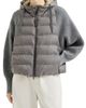 Brunello Cucinelli Women's Nylon Hooded Down Jacket with Monili - 2