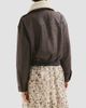 Brunello Cucinelli Women's Polished Nappa Leather Aviator Coat - 3