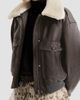 Brunello Cucinelli Women's Polished Nappa Leather Aviator Coat - 4