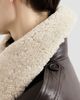 Brunello Cucinelli Women's Polished Nappa Leather Aviator Coat - 5